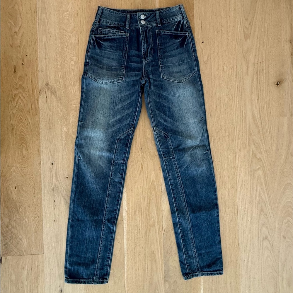 Pilcro The Wanderer Mid Rise Relaxed Jeans - Size 24T